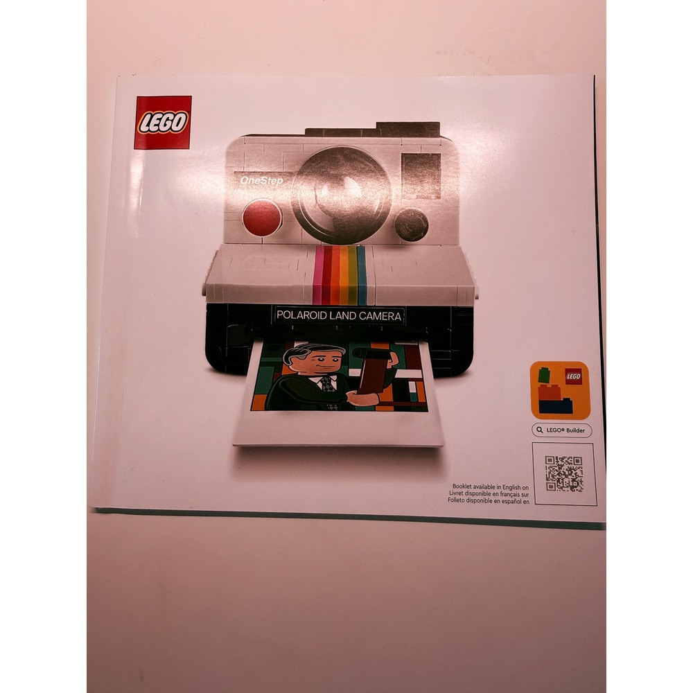 LEGO Polaroid OneStep SX-70 Land Camera Instruction Manual Booklet 21345 2024